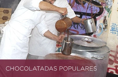 Chocolatadas populares